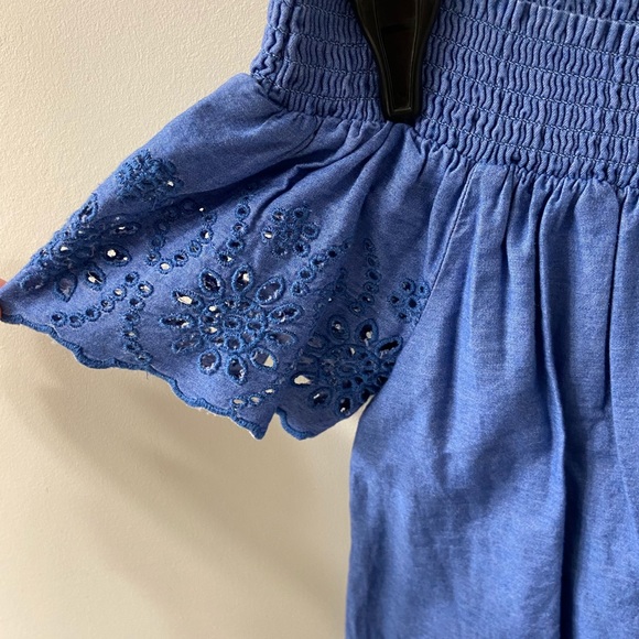 Old Navy Eyelet Off the Shoulder Dress - Picture 2 of 3